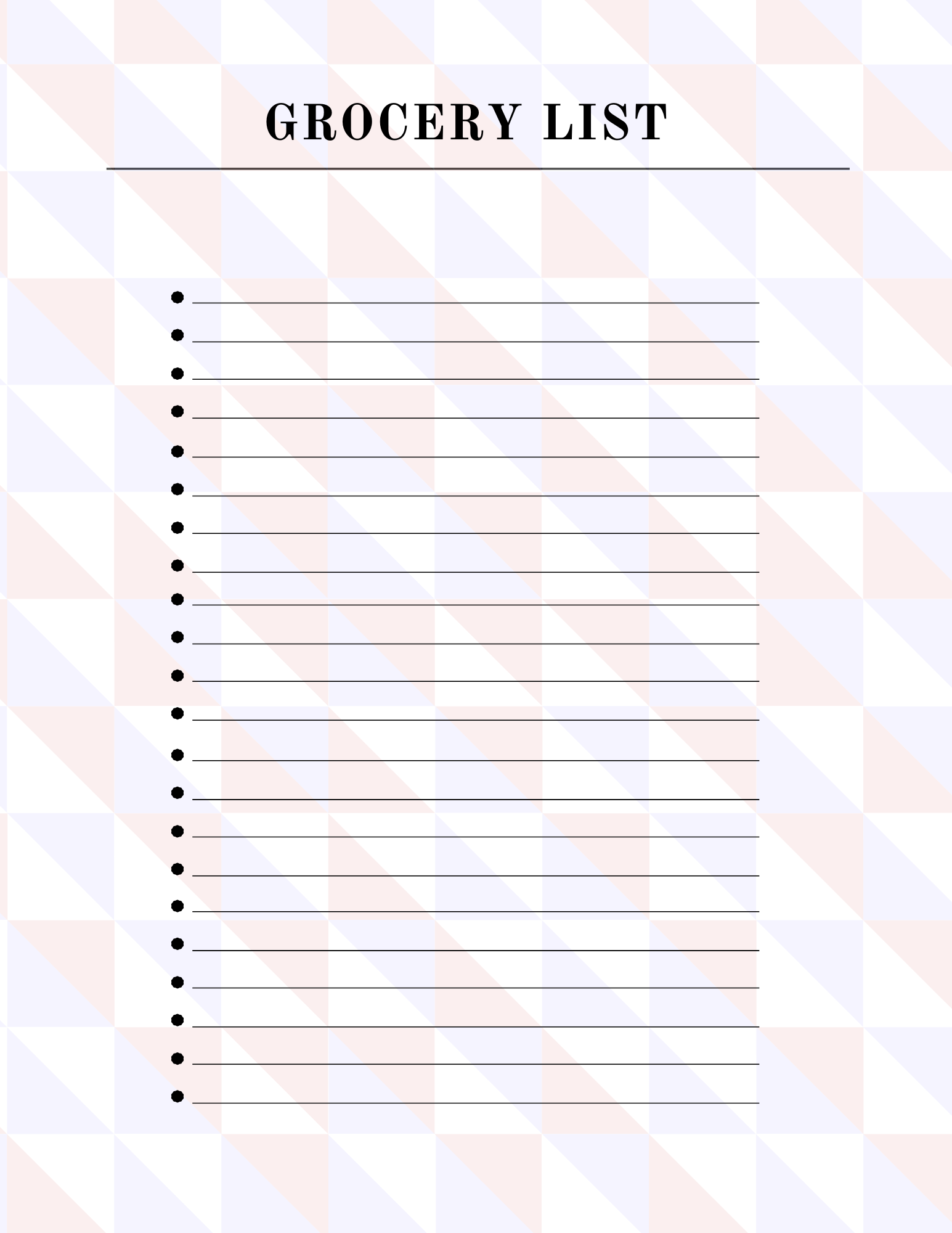 Meal Planners and Grocery List Templates - FREE PRINTABLE TEMPLATES