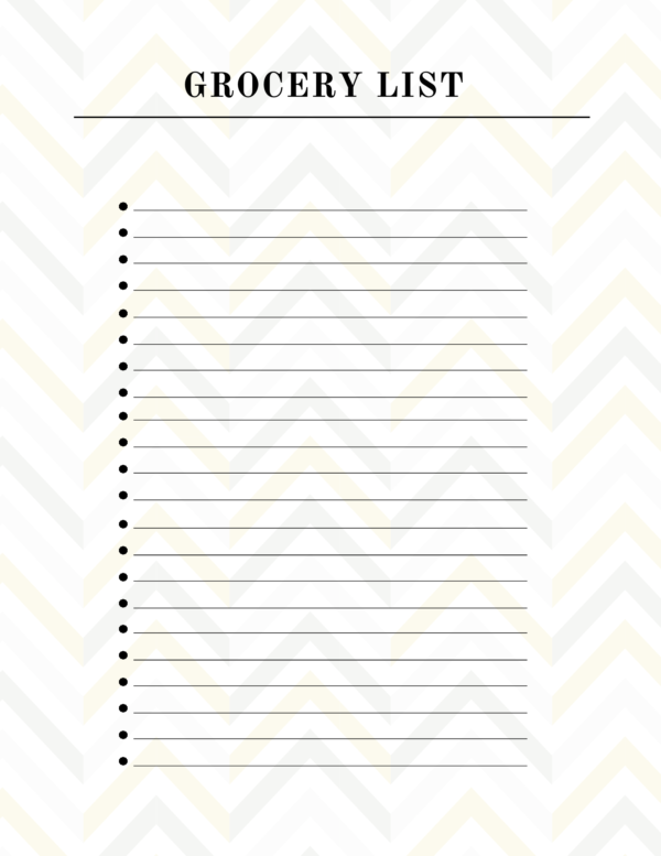 Meal Planners and Grocery List Templates — Make Meal Planning Easier!